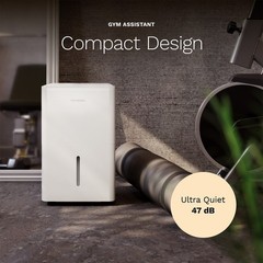 hOmelabs 25 Pint Wi-Fi Dehumidifier for up to 3,500 Sq Ft Rooms (MAX 64 Pint)