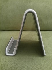 Joie Easel Stand, White with Gray Kitchen Phone/Tablet/Cookbook Holder