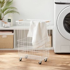 Wire Rolling Laundry Hamper – Brightroom