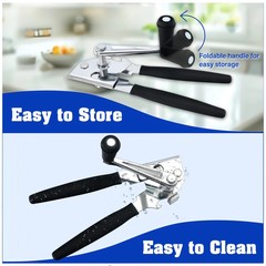 Commercial Can Opener Manual Heavy Duty Easy Folding Hand Crank Can Opener US