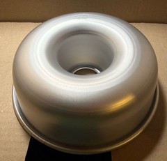 0.8 Qt Stainless Steel Double Boiler with Small Aluminum Flan Mold and Glass Lid
