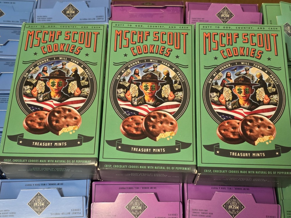 x3 Treasury Mints (Thin Mints) – MSCHF Girl Scout Cookies