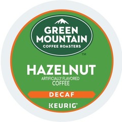 Green Mountain Coffee Hazelnut Decaf, Keurig K-Cup Pod, Light Roast, 96 Count