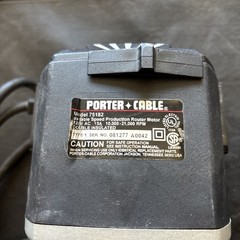 Porter Cable 75182 Production Router 3.25hp Variable Speed. Read Description.