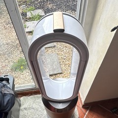 Dyson Pure Cool Tower Bladeless Fan Air Purifier, Remote, White/copper