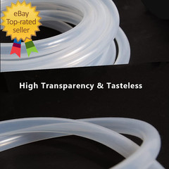 3/8″ ID X 1/2″ OD Silicone Tubing Food Grade Pure Silicon Tube High Temp Home