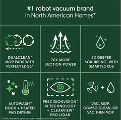 [NEW] iRobot Roomba Plus 505 Combo Vacuum & Mop w/ AutoWash Dock, 80x Suction!
