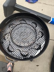 LavaLock FireDial Baffle Plate for 22 inch Weber Kettle