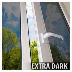 BDF S05 Window Film Daytime Privacy and Heat Control Silver 5 (Very Dark)