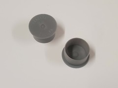Pool Fence Hole Caps :: GRAY Color :: UV Rated