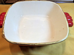 Red Ovenware9.5 9.5 Casserole Exclusively for Pier 1 – Italy – 2.5Qt