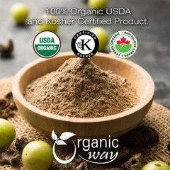 Organic Way Amla / Indian Gooseberry Powder – Organic, Kosher & USDA Certified