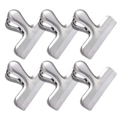 6 Pack Bag Clips, Stainless Steel Chip, Chip Clips Food Clip, Heavy Duty