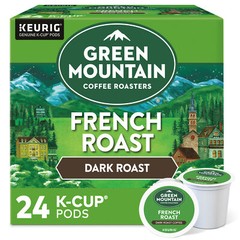Green Mountain Coffee Roasters French Roast K-Cup Pods, Dark Roast, 24 Count