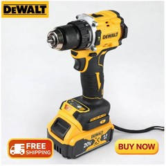 DEWALT 20V MAX Cordless Drill Driver Kit, Electric Drill, Brushless 1/2 Inch