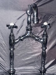 Porcher Chrome Bridge Vessel Faucet A112:18.1M 2.2 GPM 8.3L/Min