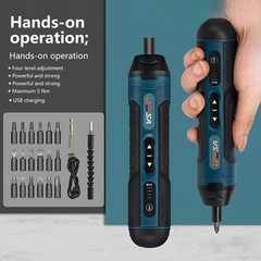 44 in 1 Cordless Electric Screwdriver 1300mah Rechargeable Adjustment Power Dril