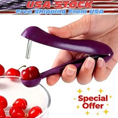 New 5” Cherry Fruit Kitchen Pitter Remover Olive Corer Seed Remove Pit Tool **