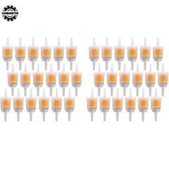 36 Pack UNIVERSAL GAS Inline Fuel Filter 1/4″ x 5/16″ For Kawasaki Kohler Briggs