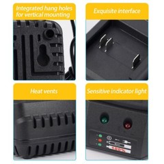 For Makita Lithium-Ion Battery Charger 18V 21V for BL1415 BL1815 BL1830 BL1850