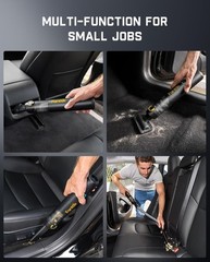 Fanttik Slim V8 APEX Car Vacuum, 4-in-1 Portable Mini Cordless Vacuum with 19000