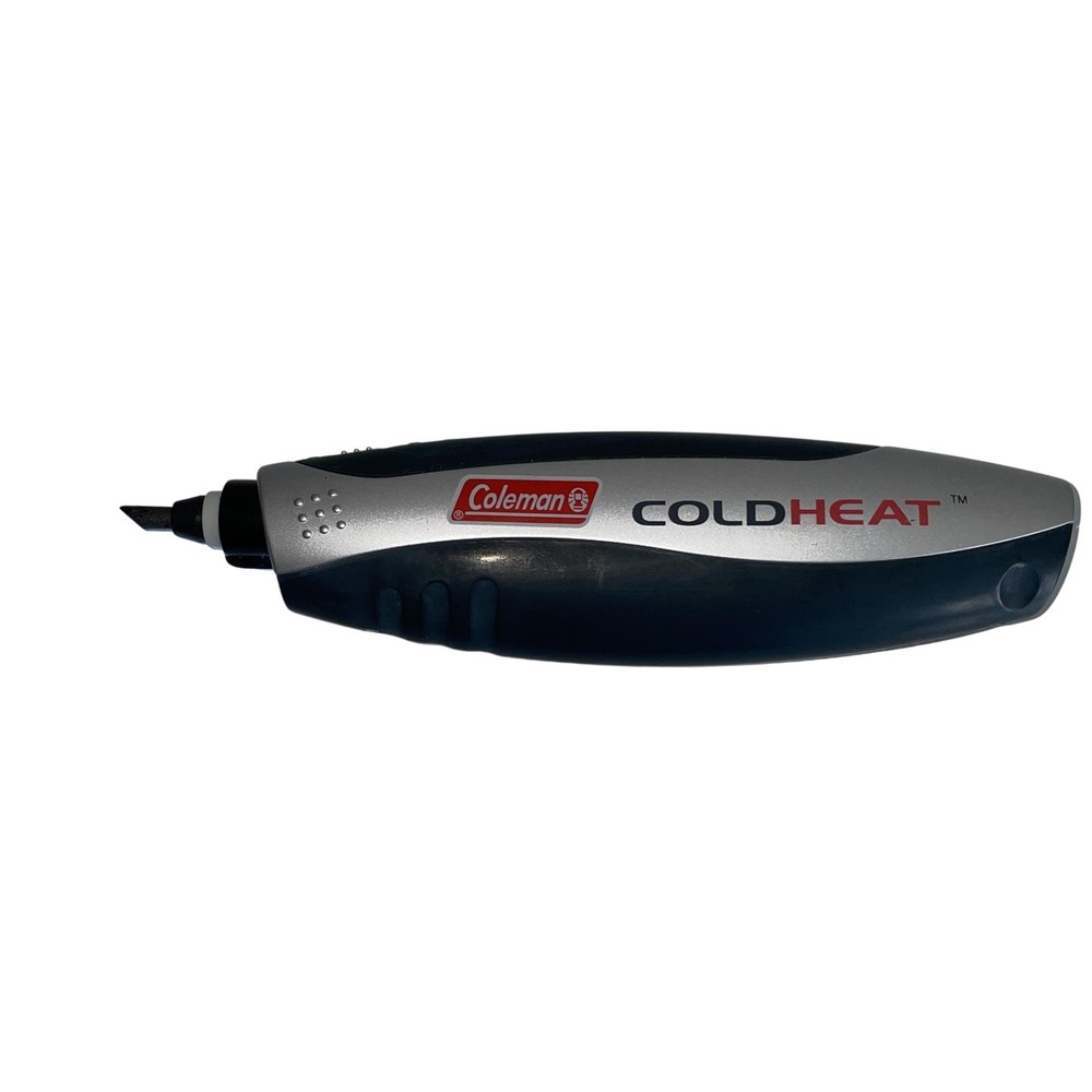 Coleman ColdHeat Electric Cordless Soldering Iron Silver Battery Tool Case