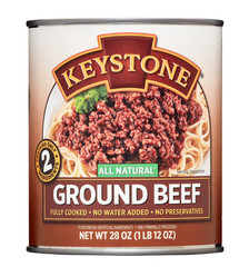 Keystone All natural Ground Beef 28 oz Can, (PACK OF 2) Free Shipping