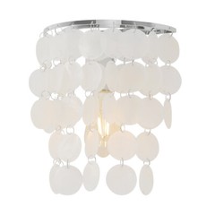 9.45*11.02in Wall Mount Light Sea Shell Shape Lighting Fixture Wall Sconce 110v