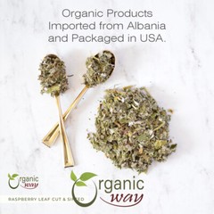 Organic Way Raspberry Leaf Cut & Sifted – Organic, Kosher & USDA Certified