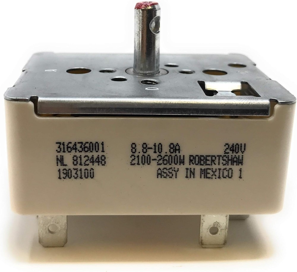 OEM 316436001 Infinite Switch for Frigidaire Kenmore Range AP3885460 PS1145040