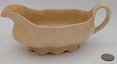 Vintage Crazed,Stained,Weathered Avona Taylor Smith & Taylor China Co.Gravy Boat