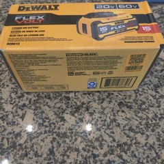 2026 DATE CODES – NEW DEWALT DCB615 20V/60V FLEXVOLT 15 AH BATTERY