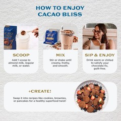 Cacao Bliss Cacao Powder Ceremonial Grade Organic Raw MCT Oil Turmeric