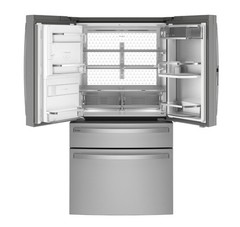 GE Profile PVD28BYNFS 36″ Stainless 4-Door French Door Refrigerator NOB