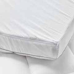 King Premium Cooling 4″ Dual Layer Memory Foam Mattress Topper – Casaluna