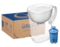 Brita Large 10-Cup Elite Water Filter Pitcher New Sealed White