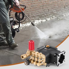 Pressure Washer Pump 3/4″ Shaft Horizontal Triplex Plunger 3300 PSI 2.5GPM