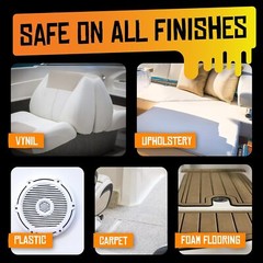 2In1 Interior Boat Cleaner & Protectant Spray | Vinyl Boat Seat Cleaner + Cerami