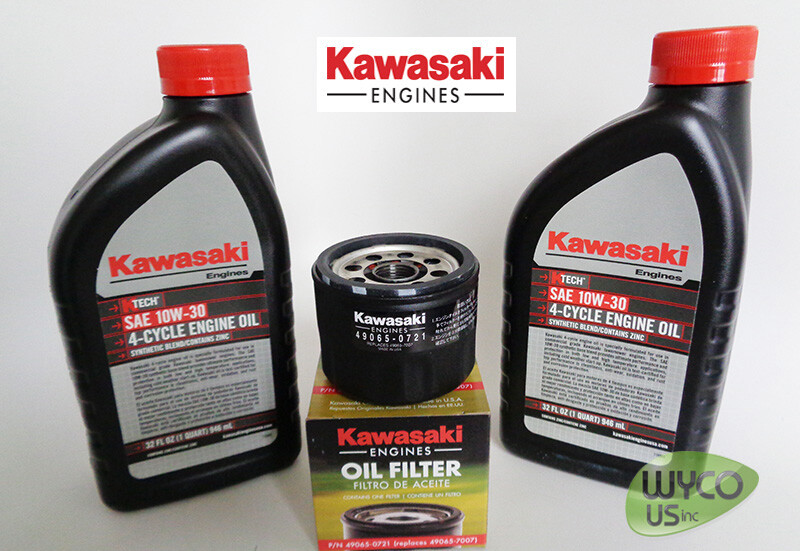 OEM ENGINE OIL CHANGE KIT, (2) OIL 10W-30 & (1) OIL FILTER 49065-7007,49065-0721