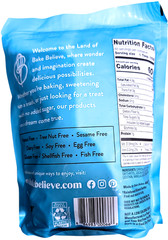 Bake Believe Dark Chocolate Baking Chips No Sugar Added 2 Lb Bag