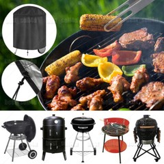 Heavy Duty Waterproof Barbecue Round BBQ Grill Cover for Weber Charcoal Kettle