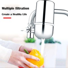 Faucet Water Filter For Kitchen Sink Or Bathroom Mount Filtration Tap Purifier