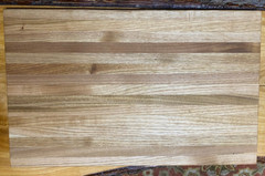 WHITE WALNUT BUTTERNUT EDGE Grain Cutting Board 1.00 x 12.25 X 19.75 In BY ME