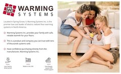 Electric Tile Radiant Warm Floor Heat Heated Kit, 120V, All Sizes Available