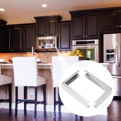 Stainless Steel Microwave Trim Kit 15.75×11 in for Built-in Microwave Side Pa…