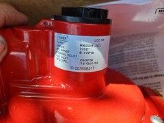 FISHER R622H-JGJ 1st Stage Regulator 8-12 Psi Spring Range 2024
