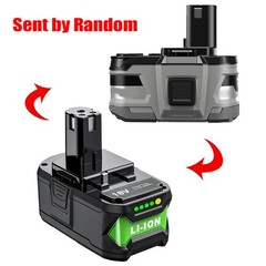 6Ah-12Ah For Ryobi 18V High Capacity Lithium-Ion Battery Includes Charger P108