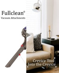 Fulllclean Crevice Tool Attachment Compatible with Dyson Gen5 V15 V15s V12 V11