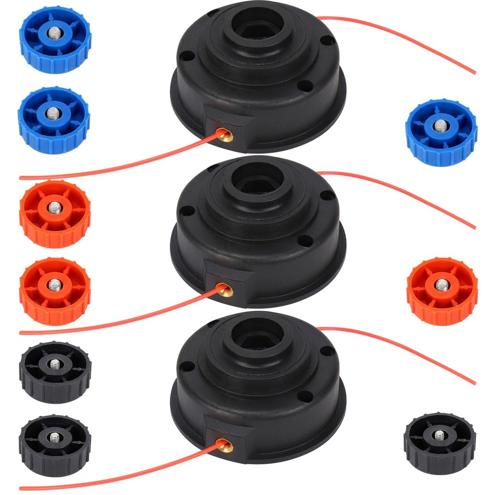 3Pack 000998265 Trimmer Head For Homelite Ryobi MTD McCulloch Craftsman Toro