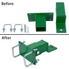 Zero Turn Lawn Trailer Mower Tractor Hitch Receiver For John Deere Gas Z Trak